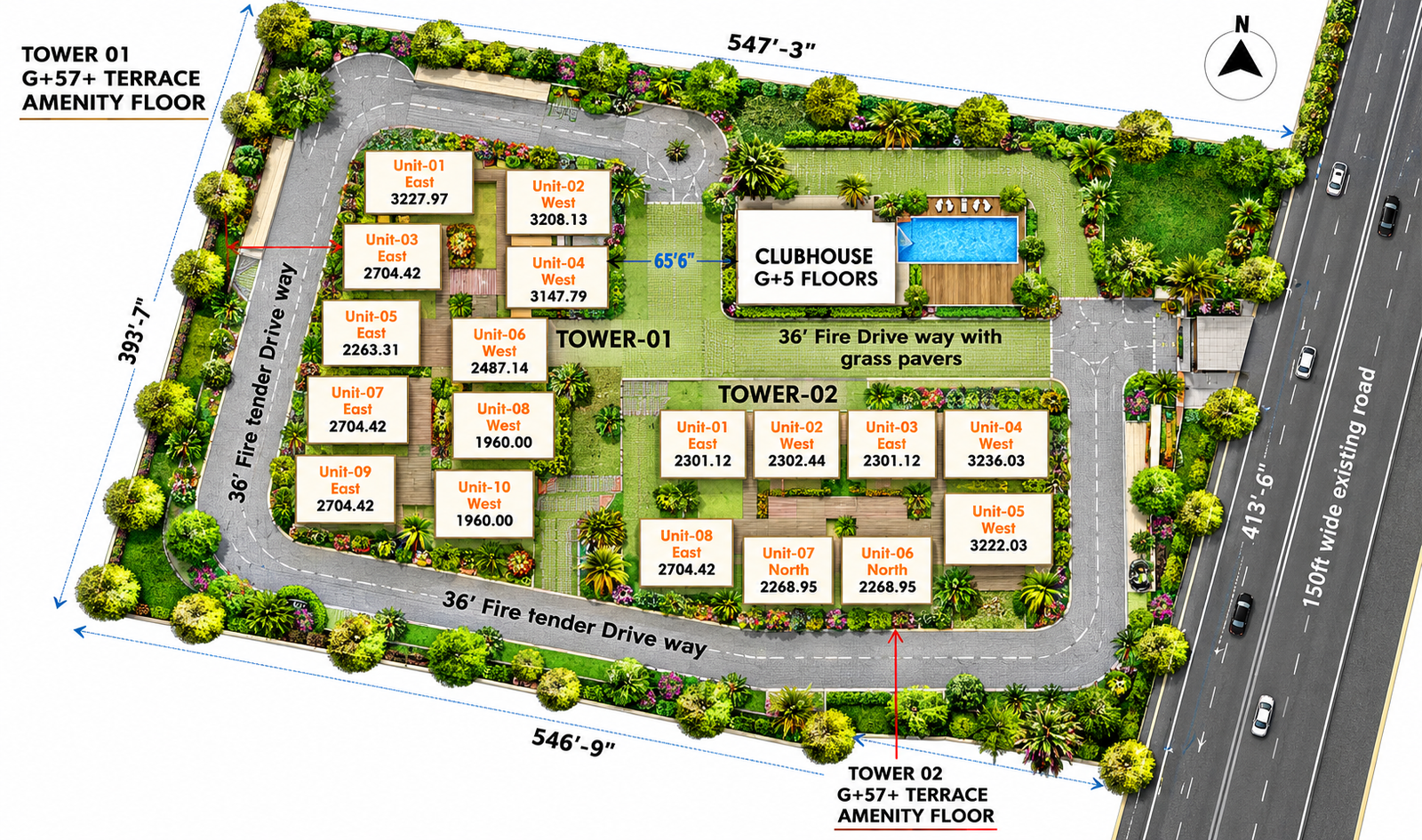 Godrej Neopolis architectural site layout