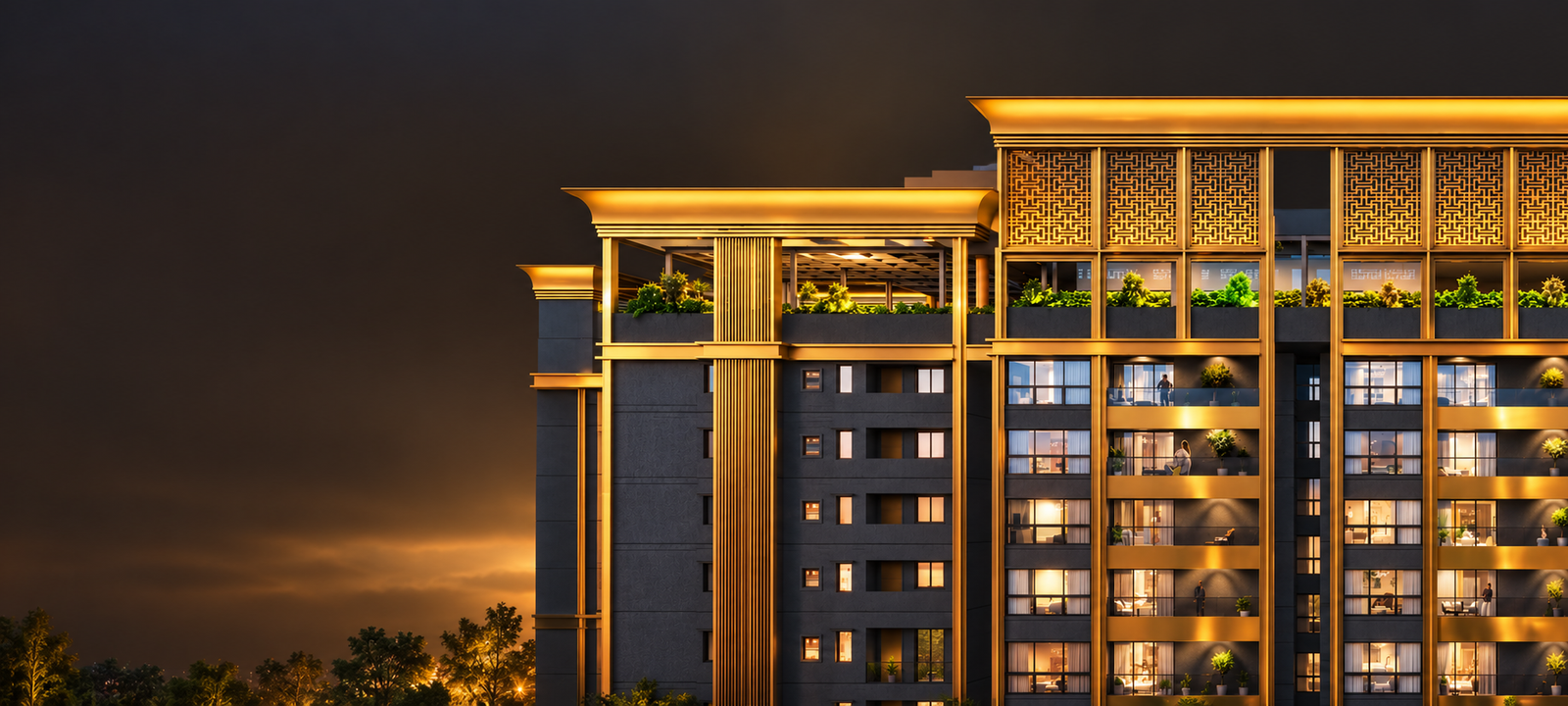 Contemporary luxury residence with Art Deco inspired detailing